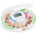 Automatic Pill Dispenser, LCD Display, Light & Sound Alarm, Plastic